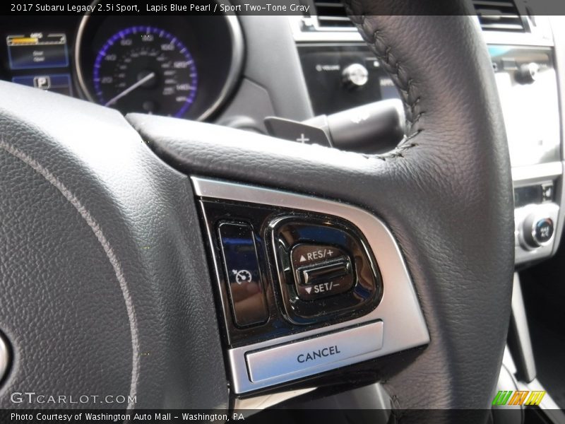 Lapis Blue Pearl / Sport Two-Tone Gray 2017 Subaru Legacy 2.5i Sport