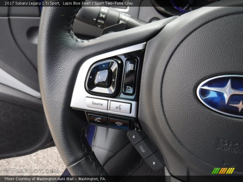 Lapis Blue Pearl / Sport Two-Tone Gray 2017 Subaru Legacy 2.5i Sport