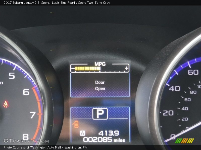 Lapis Blue Pearl / Sport Two-Tone Gray 2017 Subaru Legacy 2.5i Sport