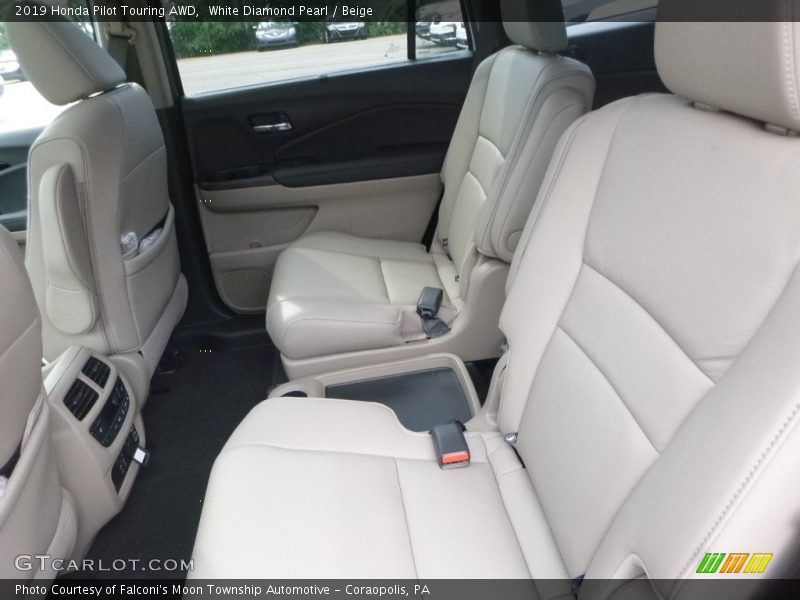 Rear Seat of 2019 Pilot Touring AWD