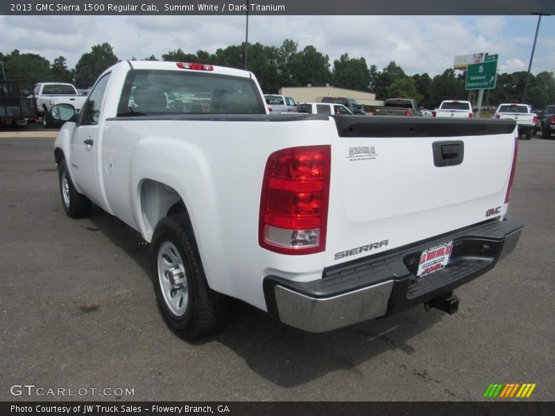 Summit White / Dark Titanium 2013 GMC Sierra 1500 Regular Cab