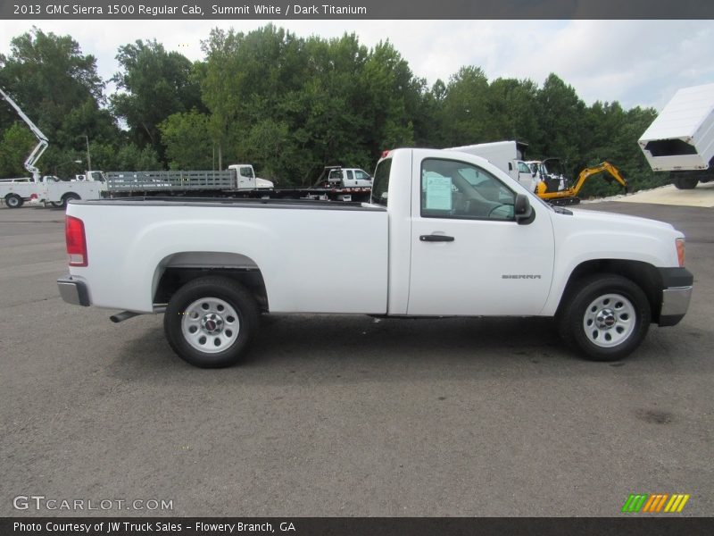 Summit White / Dark Titanium 2013 GMC Sierra 1500 Regular Cab