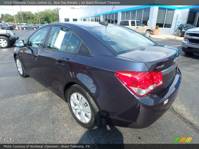Blue Ray Metallic / Jet Black/Medium Titanium 2016 Chevrolet Cruze Limited LS