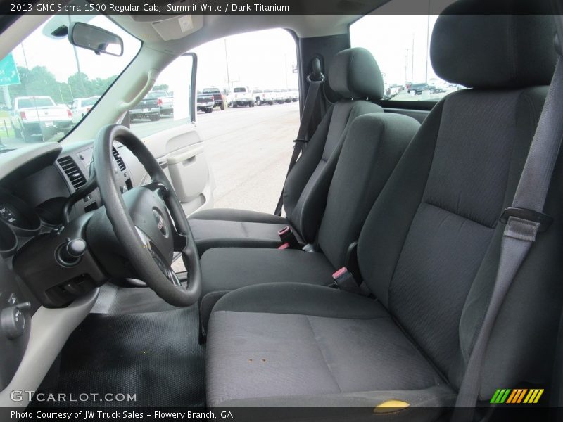Summit White / Dark Titanium 2013 GMC Sierra 1500 Regular Cab