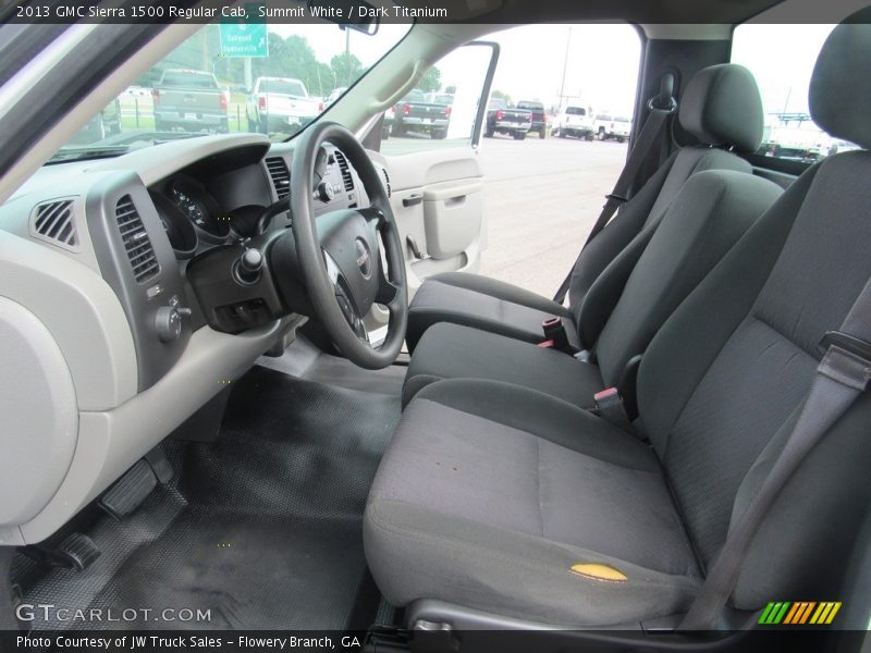 Summit White / Dark Titanium 2013 GMC Sierra 1500 Regular Cab