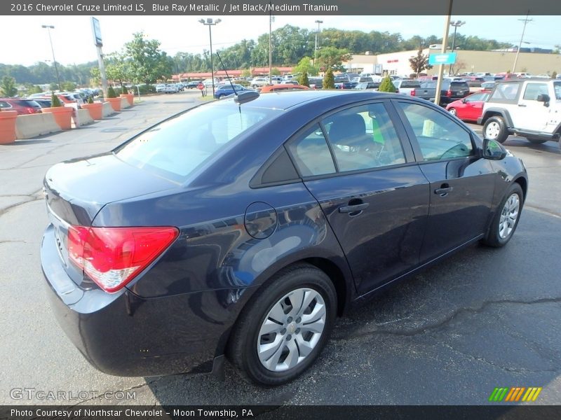 Blue Ray Metallic / Jet Black/Medium Titanium 2016 Chevrolet Cruze Limited LS