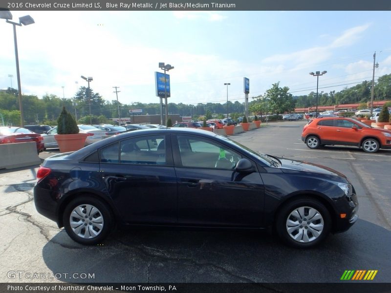 Blue Ray Metallic / Jet Black/Medium Titanium 2016 Chevrolet Cruze Limited LS