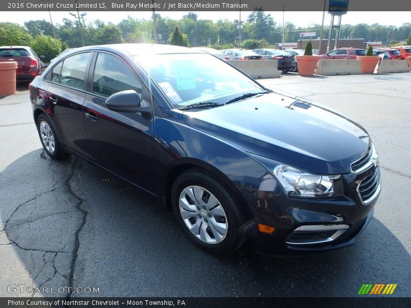 Blue Ray Metallic / Jet Black/Medium Titanium 2016 Chevrolet Cruze Limited LS
