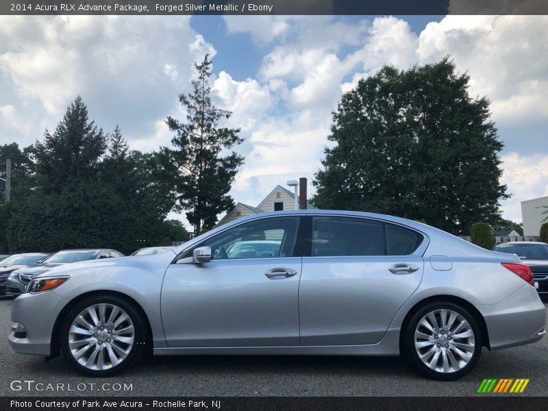 Forged Silver Metallic / Ebony 2014 Acura RLX Advance Package