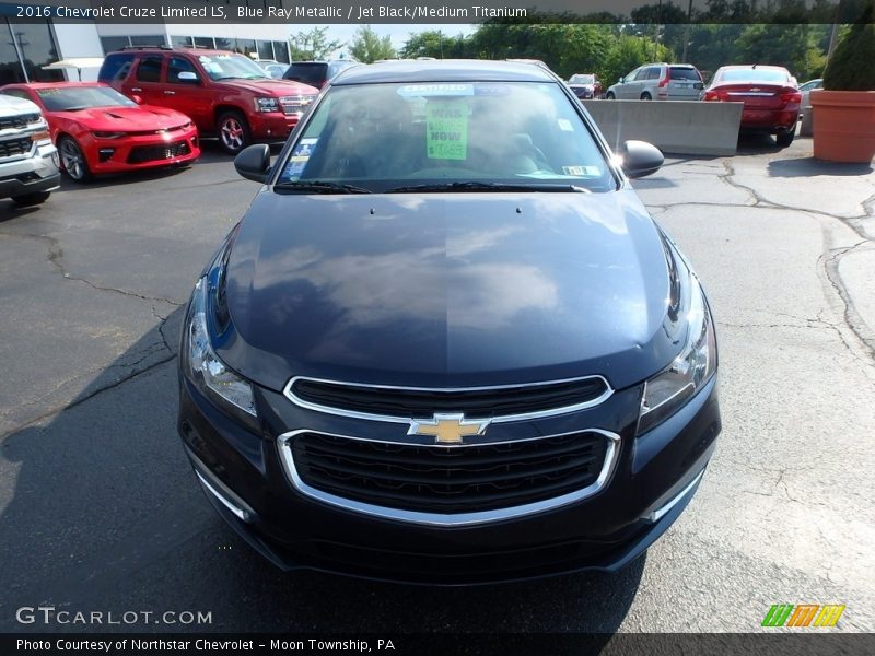 Blue Ray Metallic / Jet Black/Medium Titanium 2016 Chevrolet Cruze Limited LS