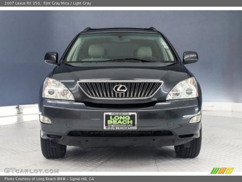 Flint Gray Mica / Light Gray 2007 Lexus RX 350