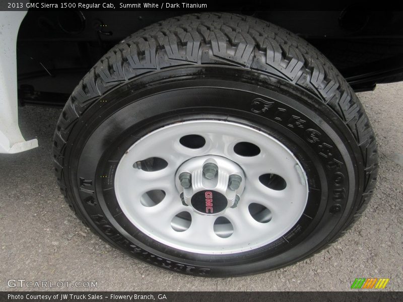 Summit White / Dark Titanium 2013 GMC Sierra 1500 Regular Cab