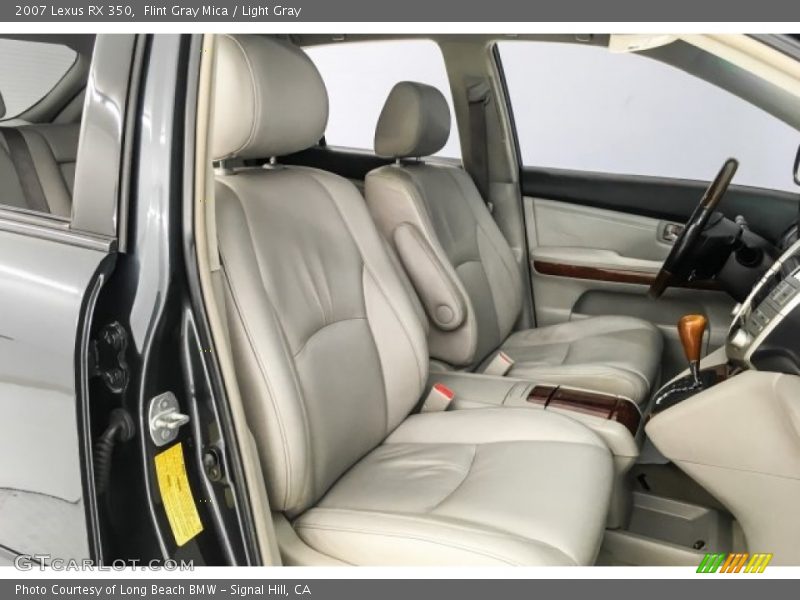 Flint Gray Mica / Light Gray 2007 Lexus RX 350