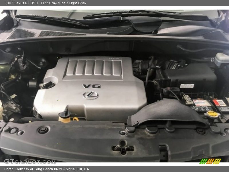 Flint Gray Mica / Light Gray 2007 Lexus RX 350