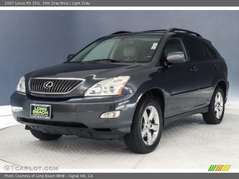 Flint Gray Mica / Light Gray 2007 Lexus RX 350