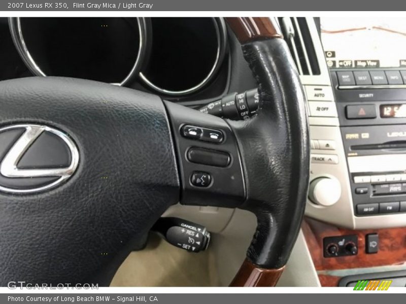 Flint Gray Mica / Light Gray 2007 Lexus RX 350