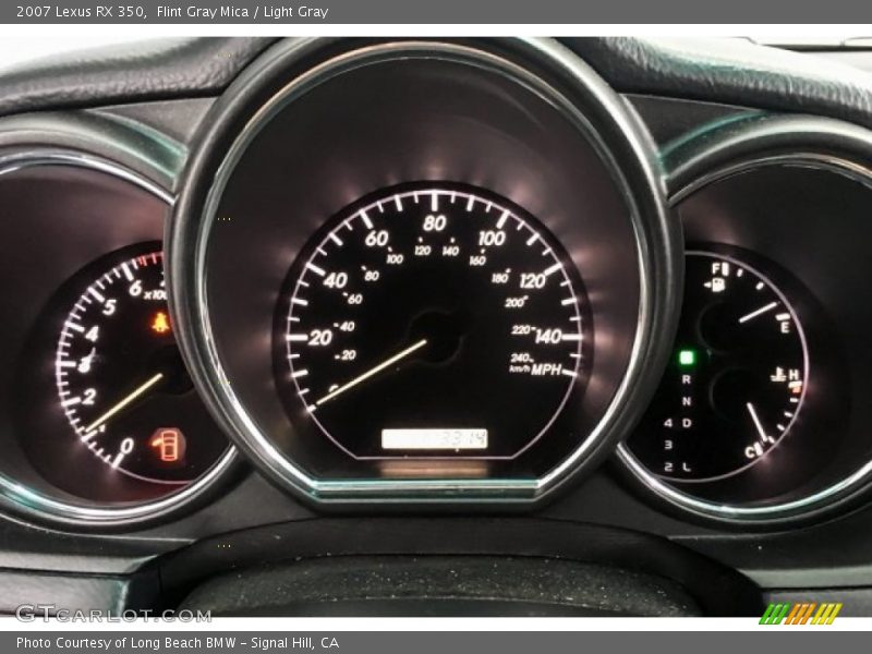 Flint Gray Mica / Light Gray 2007 Lexus RX 350
