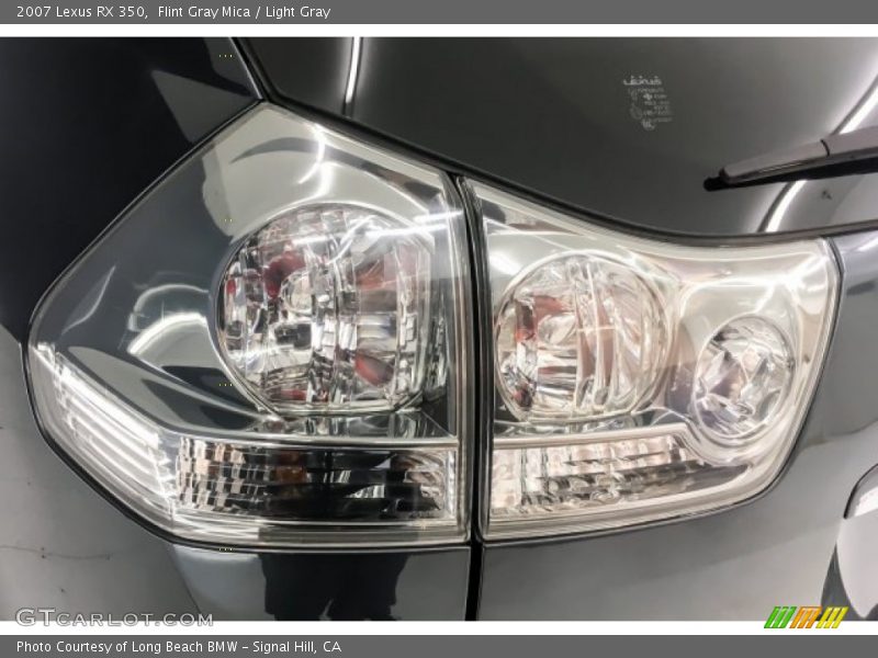 Flint Gray Mica / Light Gray 2007 Lexus RX 350
