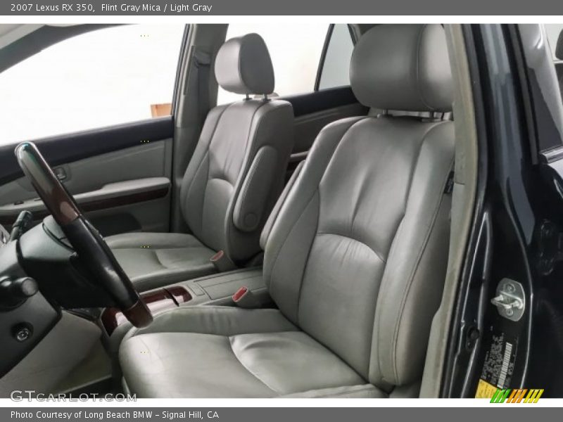 Flint Gray Mica / Light Gray 2007 Lexus RX 350