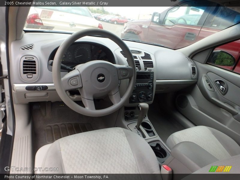 Galaxy Silver Metallic / Gray 2005 Chevrolet Malibu Sedan