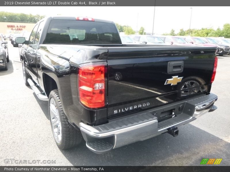 Black / Jet Black 2019 Chevrolet Silverado LD LT Double Cab 4x4