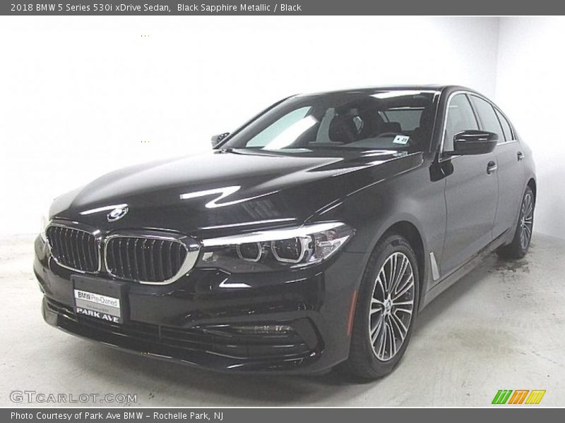 Black Sapphire Metallic / Black 2018 BMW 5 Series 530i xDrive Sedan