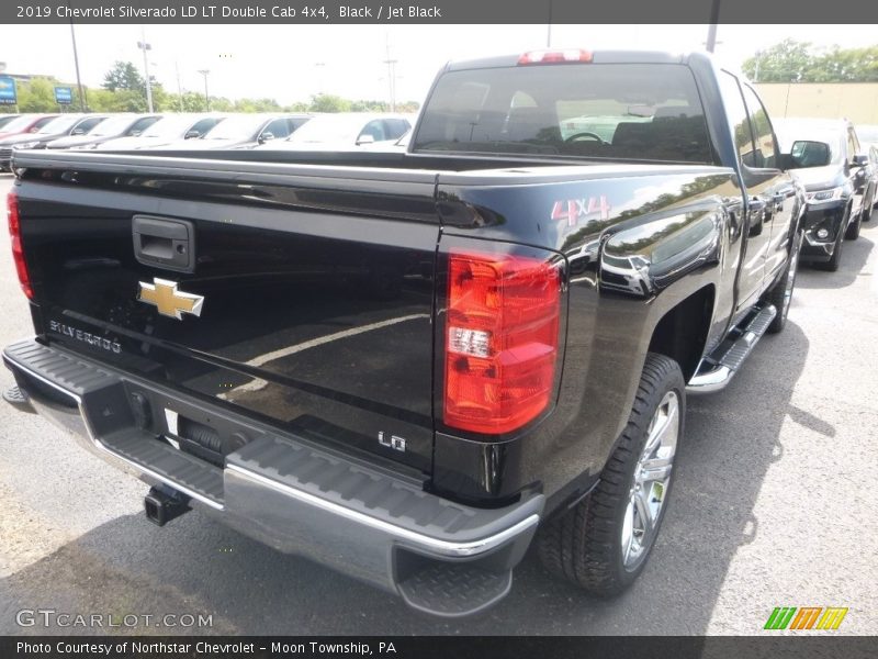 Black / Jet Black 2019 Chevrolet Silverado LD LT Double Cab 4x4