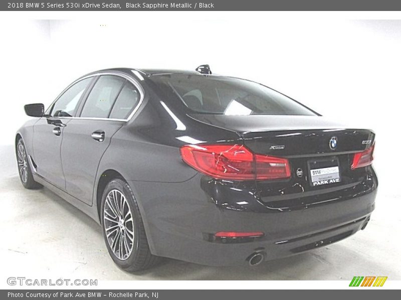 Black Sapphire Metallic / Black 2018 BMW 5 Series 530i xDrive Sedan