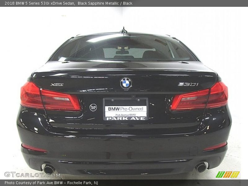 Black Sapphire Metallic / Black 2018 BMW 5 Series 530i xDrive Sedan