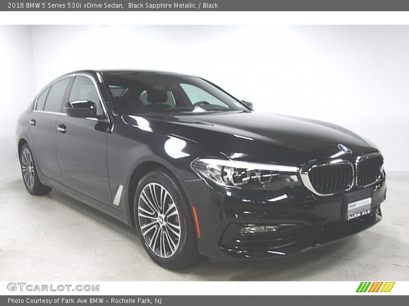 Black Sapphire Metallic / Black 2018 BMW 5 Series 530i xDrive Sedan