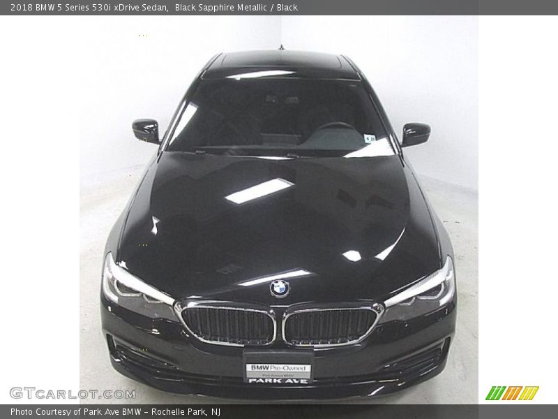 Black Sapphire Metallic / Black 2018 BMW 5 Series 530i xDrive Sedan