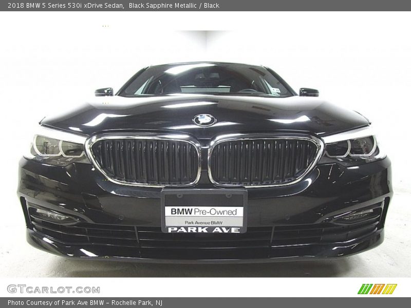 Black Sapphire Metallic / Black 2018 BMW 5 Series 530i xDrive Sedan