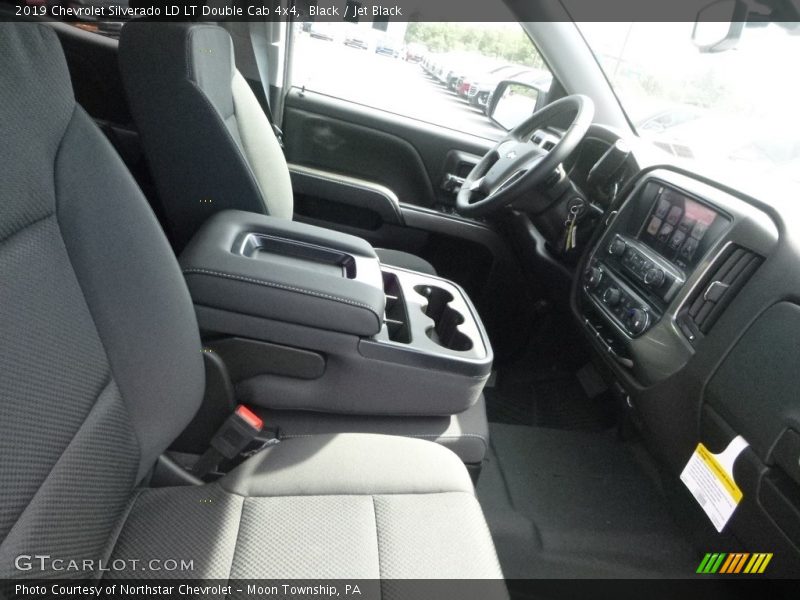 Black / Jet Black 2019 Chevrolet Silverado LD LT Double Cab 4x4