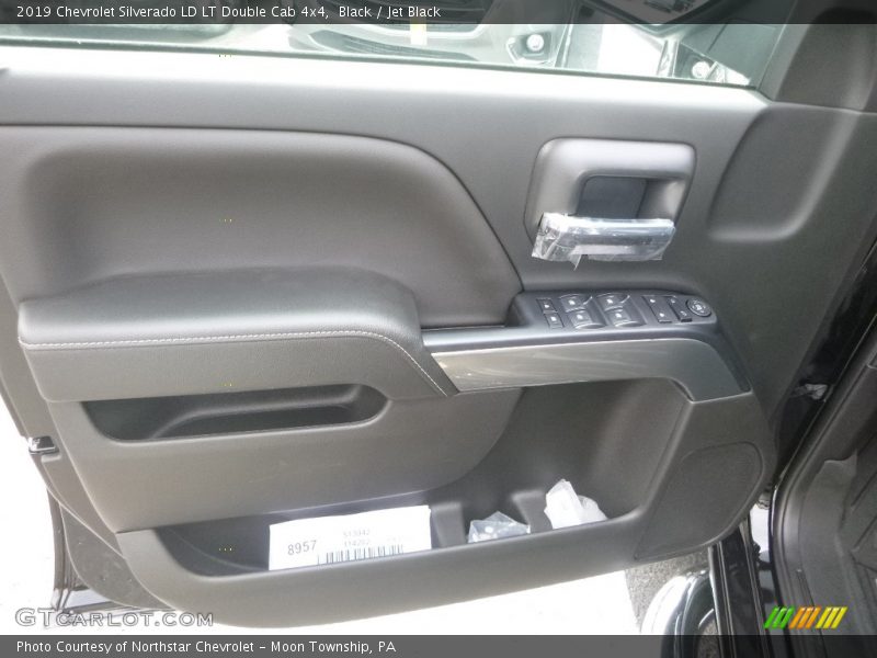 Black / Jet Black 2019 Chevrolet Silverado LD LT Double Cab 4x4