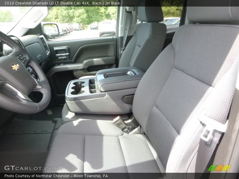 Black / Jet Black 2019 Chevrolet Silverado LD LT Double Cab 4x4