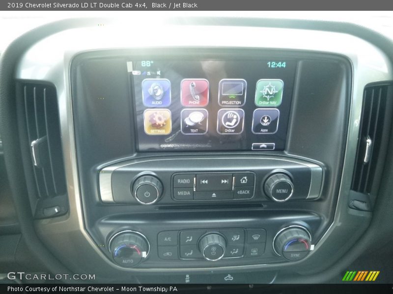 Black / Jet Black 2019 Chevrolet Silverado LD LT Double Cab 4x4