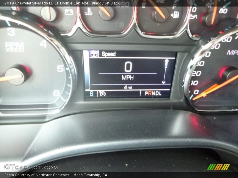 Black / Jet Black 2019 Chevrolet Silverado LD LT Double Cab 4x4