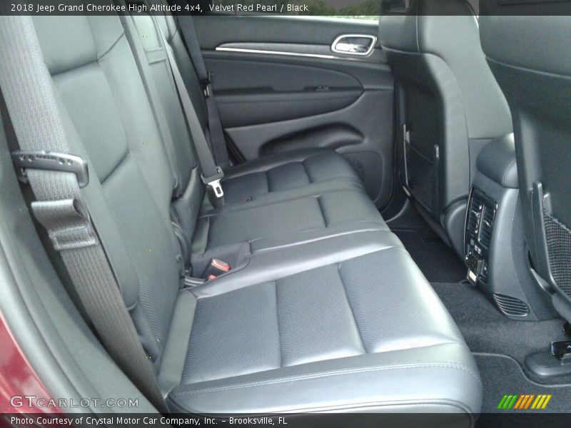 Velvet Red Pearl / Black 2018 Jeep Grand Cherokee High Altitude 4x4