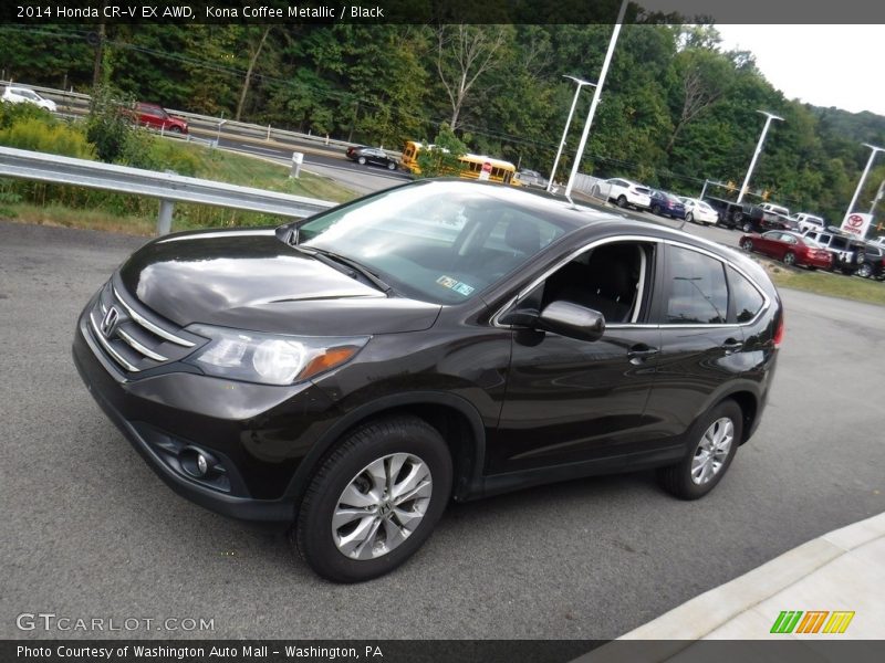 Kona Coffee Metallic / Black 2014 Honda CR-V EX AWD