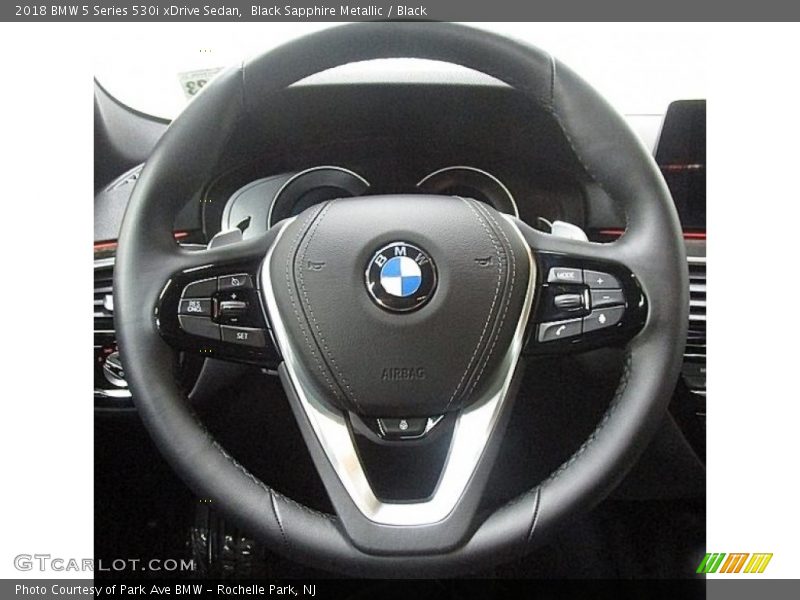 Black Sapphire Metallic / Black 2018 BMW 5 Series 530i xDrive Sedan
