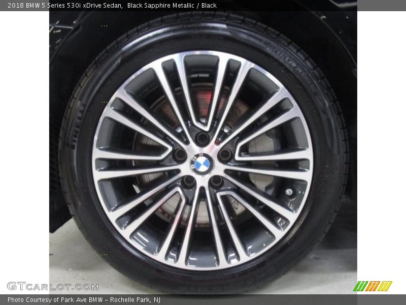 Black Sapphire Metallic / Black 2018 BMW 5 Series 530i xDrive Sedan