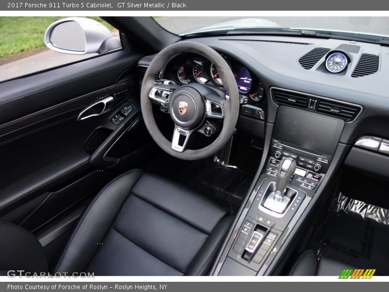 GT Silver Metallic / Black 2017 Porsche 911 Turbo S Cabriolet