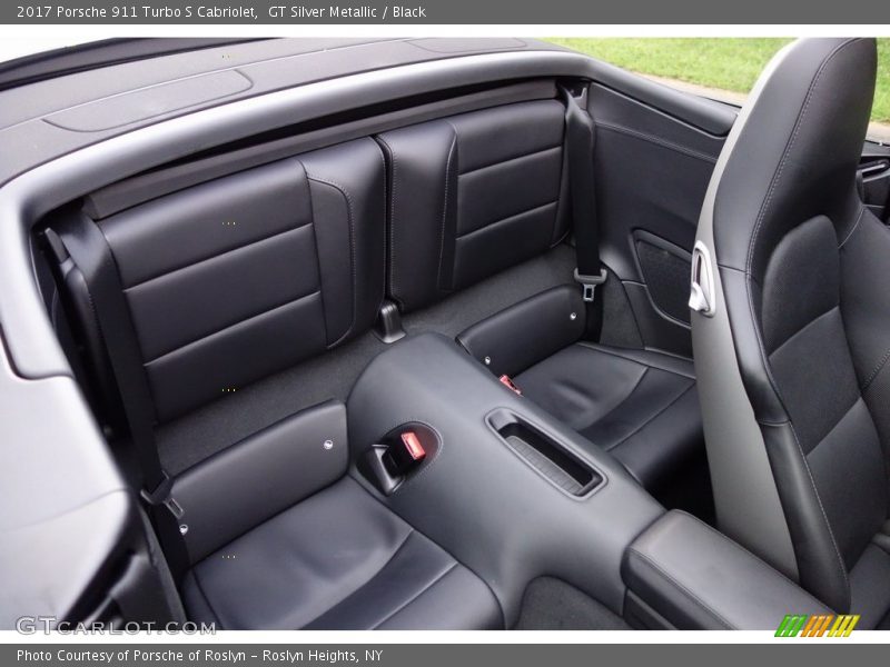 Rear Seat of 2017 911 Turbo S Cabriolet