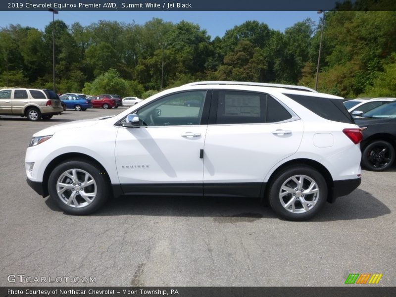 Summit White / Jet Black 2019 Chevrolet Equinox Premier AWD