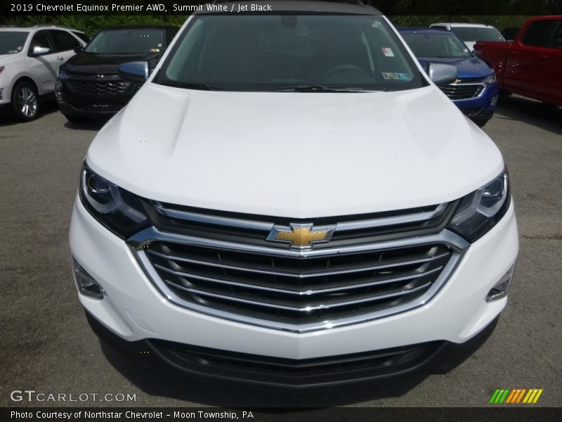 Summit White / Jet Black 2019 Chevrolet Equinox Premier AWD