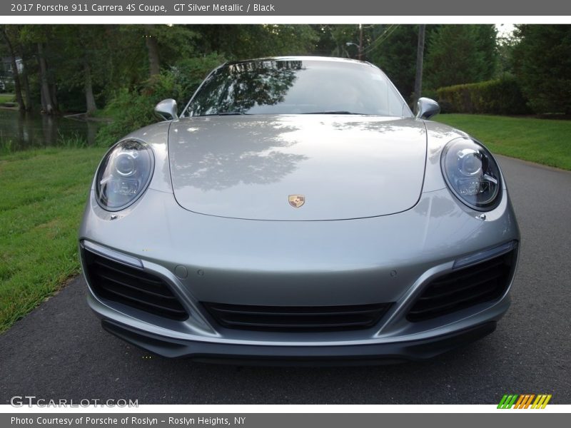 GT Silver Metallic / Black 2017 Porsche 911 Carrera 4S Coupe
