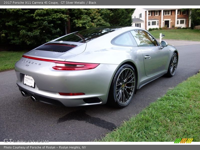 GT Silver Metallic / Black 2017 Porsche 911 Carrera 4S Coupe