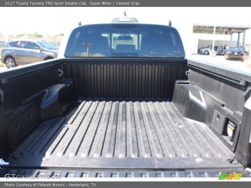 Super White / Cement Gray 2017 Toyota Tacoma TRD Sport Double Cab