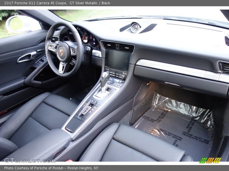 GT Silver Metallic / Black 2017 Porsche 911 Carrera 4S Coupe