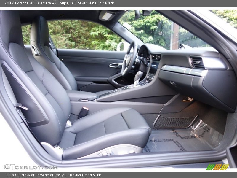 GT Silver Metallic / Black 2017 Porsche 911 Carrera 4S Coupe